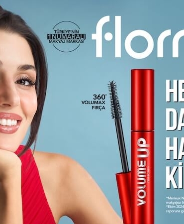 Türkiye'nin 1 Numaralı Makyaj Markası Flormar'ın Yeni Global Marka Yüzü “Hande Erçel” ile ilk lansmanı: “Volume Up Mascara”